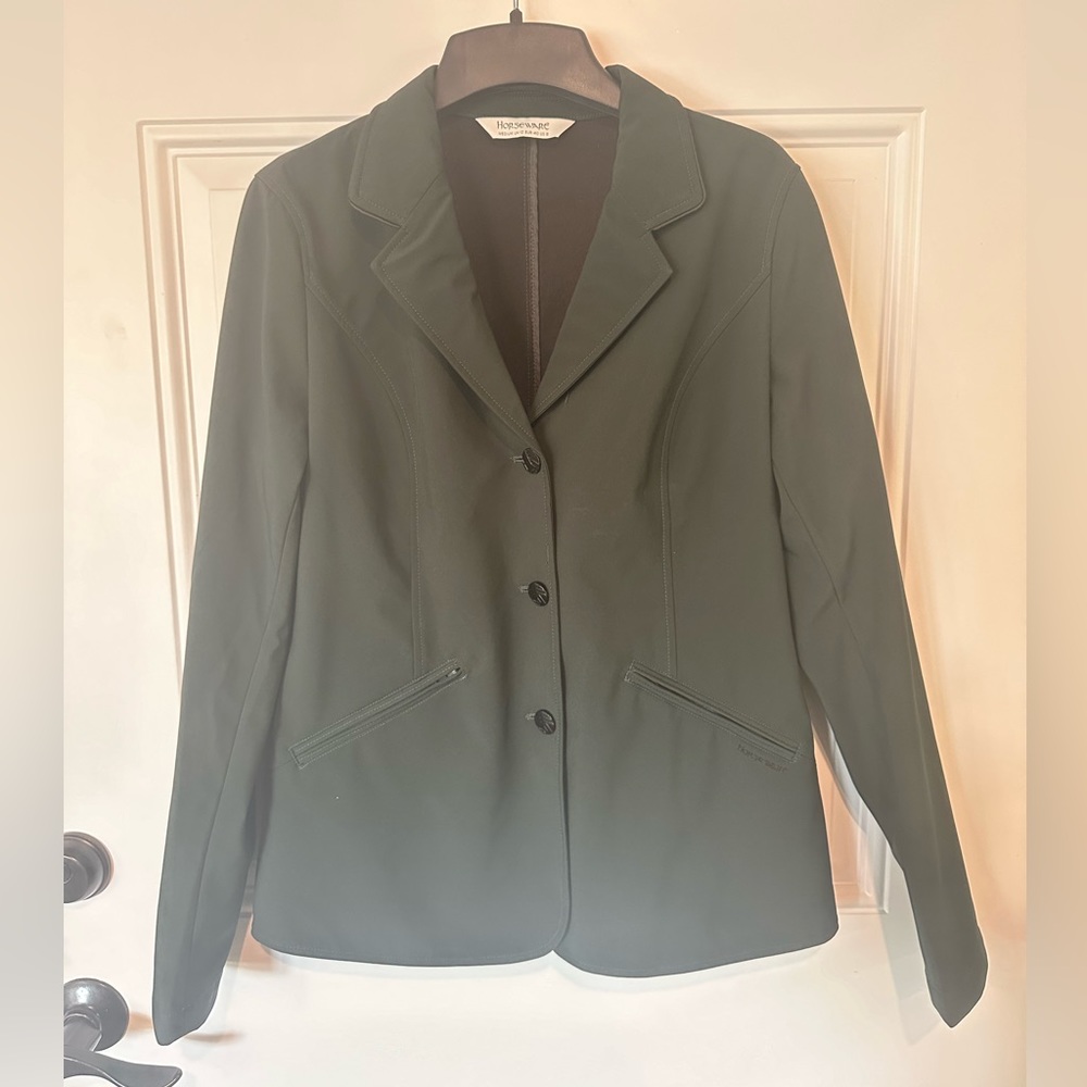 Hunter Green Horseware Show Coat
